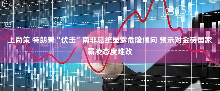 上尚策 特朗普“伏击”南非总统显露危险倾向 预示对金砖国家霸凌态度难改